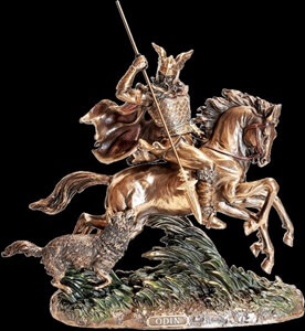 Odin figur bronze